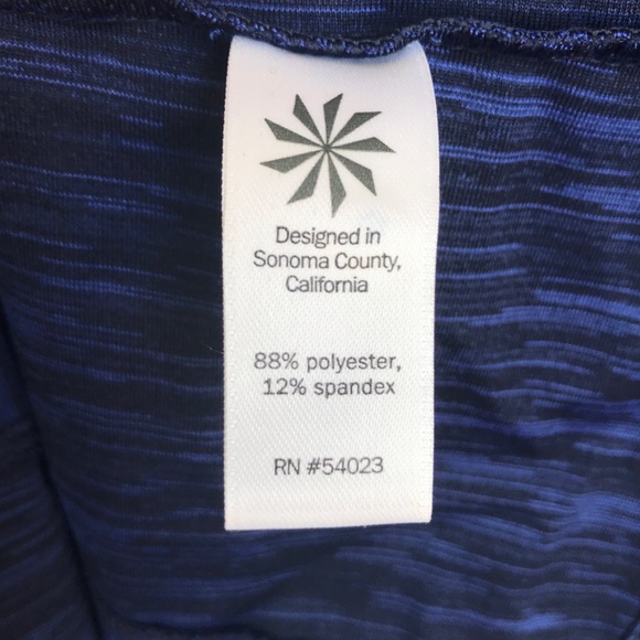 SOLD Athleta | Half Zip Jacket Pullover Blue/Black - Picture 6 of 7